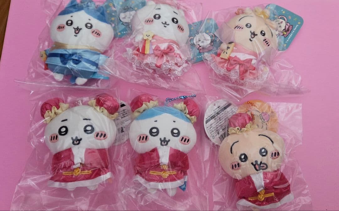 ①ちいかわ 七夕＆ちいかわ飯店 来来 6体セット