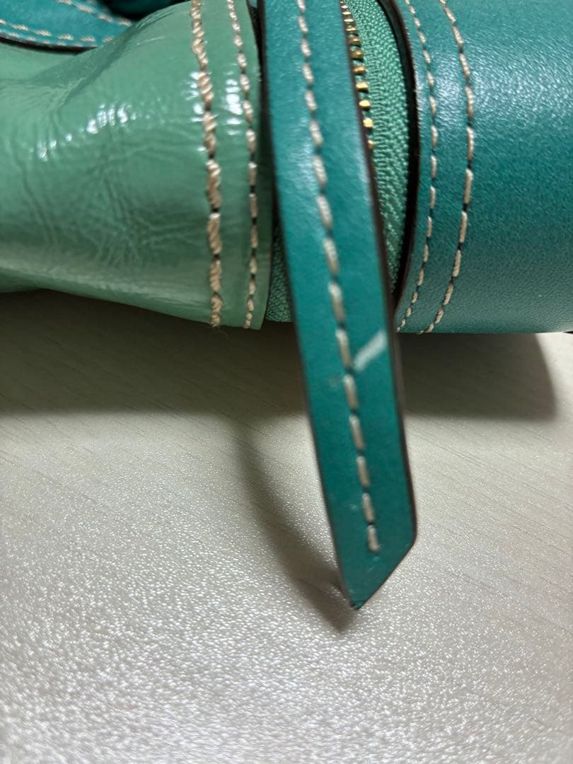 COACH ターコイズブルー　 ショルダーバッグ＆２つ折財布 セット