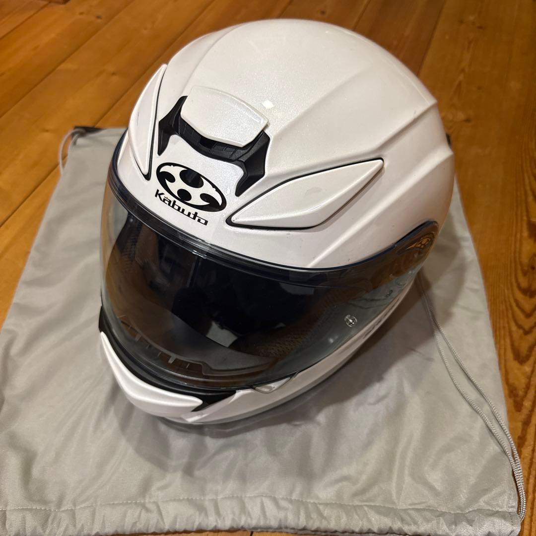 Kabuto シューマ フルフェイス ホワイト 純正ブルーシールド付き