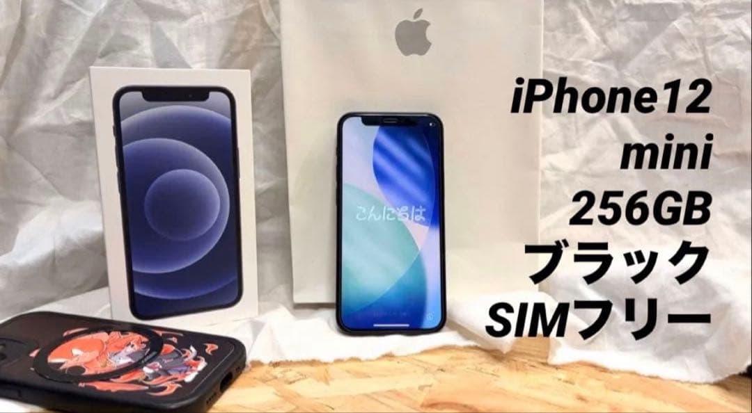 iPhone12 mini 256GB ブラック本体　 SIMフリー
