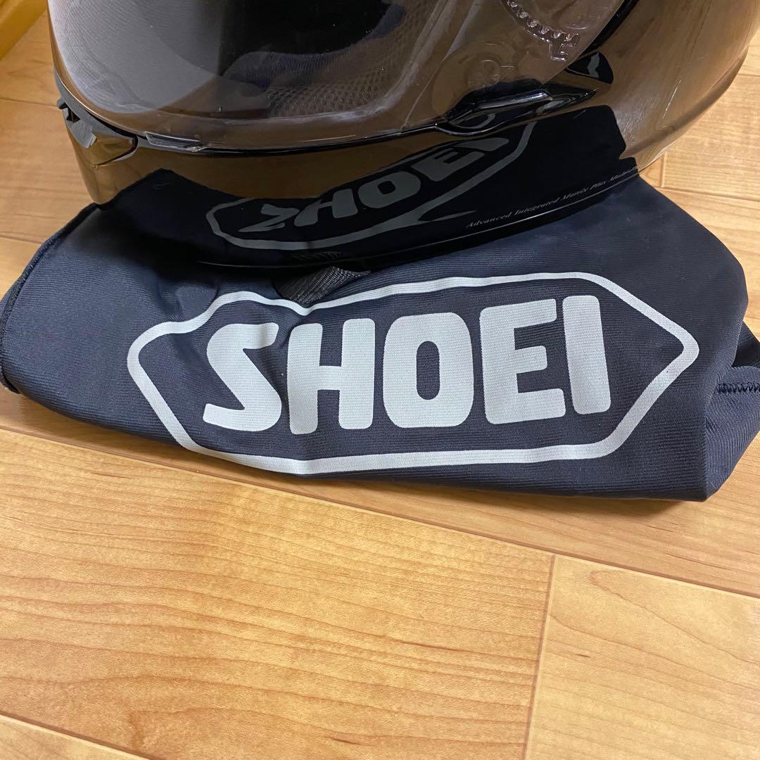美品✨ SHOEI フルフェイスヘルメット ブラックW-4 XLサイズ 専用袋付