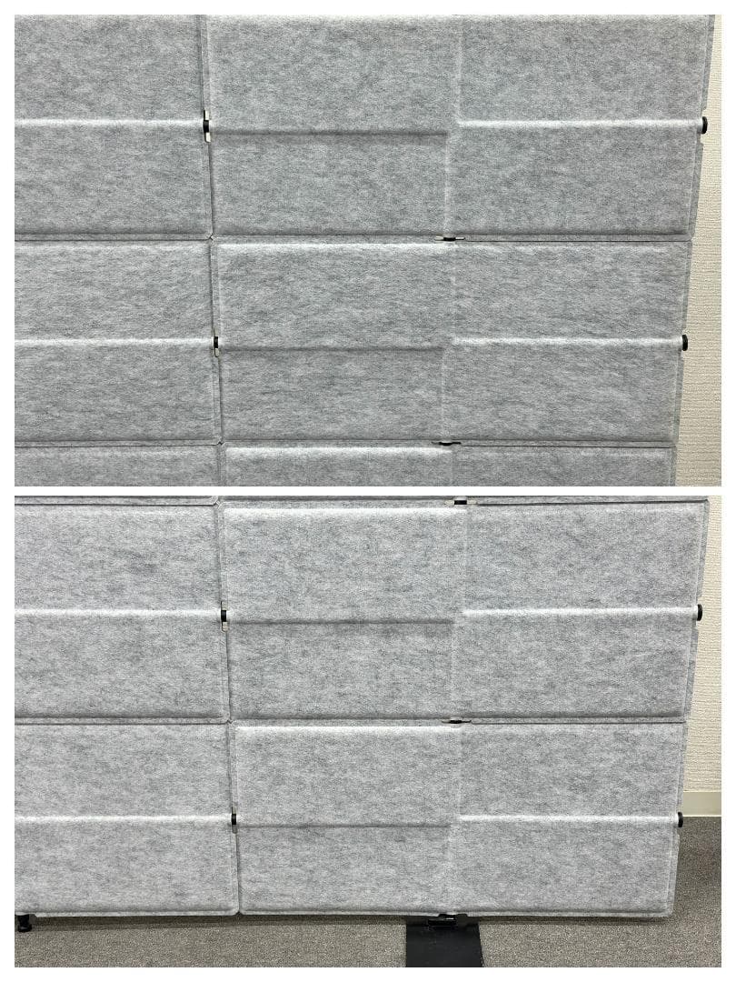 USMプライバシーパネル　パーティション　幅226cm　軽量　間仕切り　オフィス