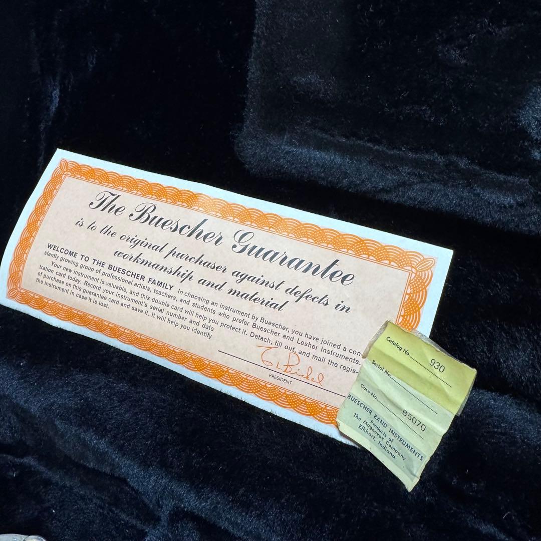 Buescher 930 トランペット 本体 ケース付き B5070 ゴールド