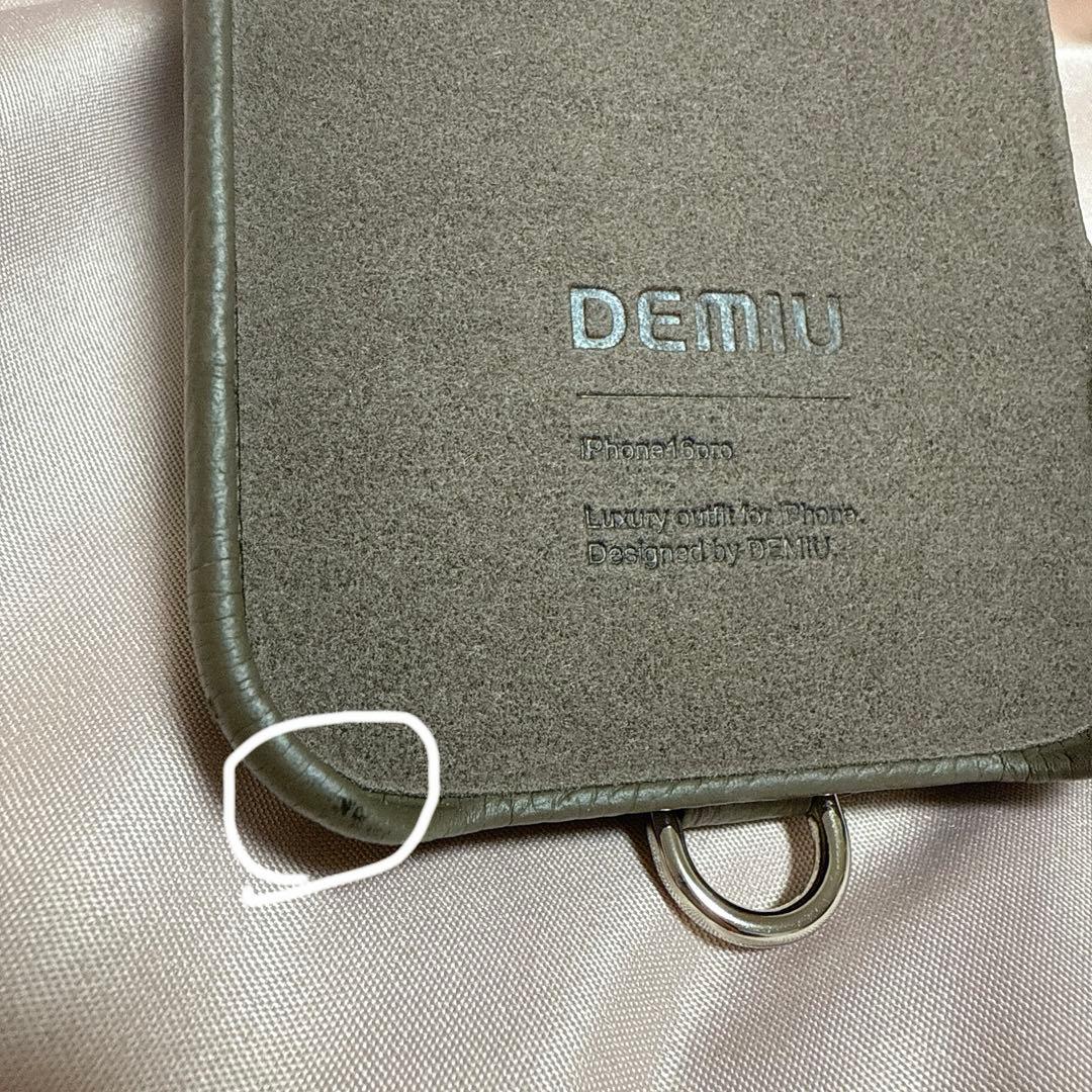 デミウ デミュウ DEMIU iPhone16pro レザー ケース