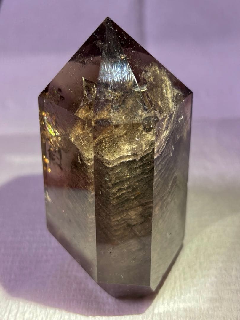 【超希少】千層龍神ガーデンクォーツ スモーキークォーツ ポイント 魔除け