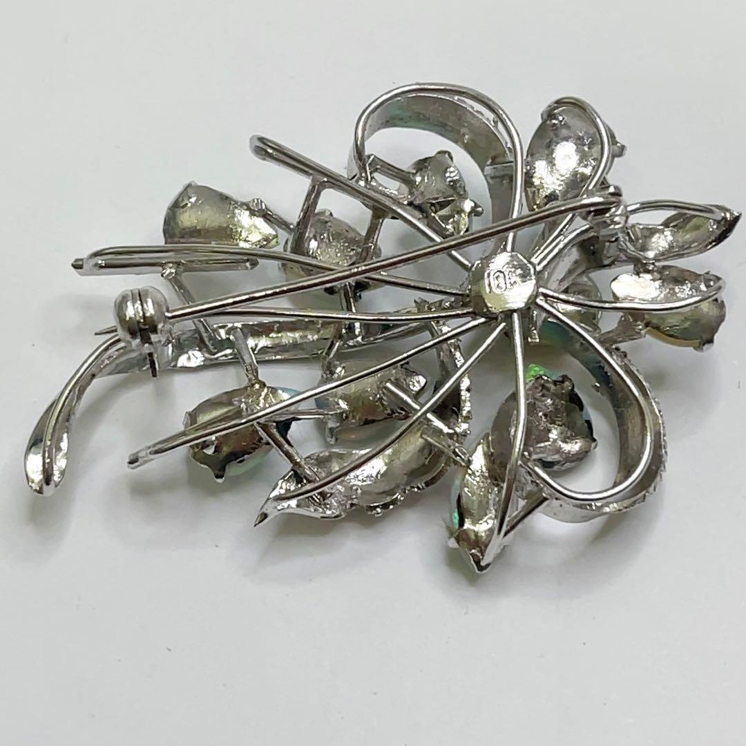 天然オパール ブローチ ヴィンテージ アクセサリー 天然石 opal