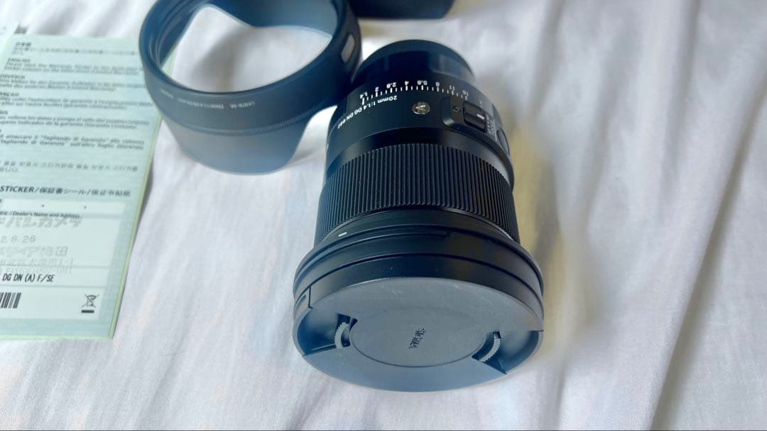【早い者勝ち】SIGMA 20mm F1.4 DG DN レンズ
