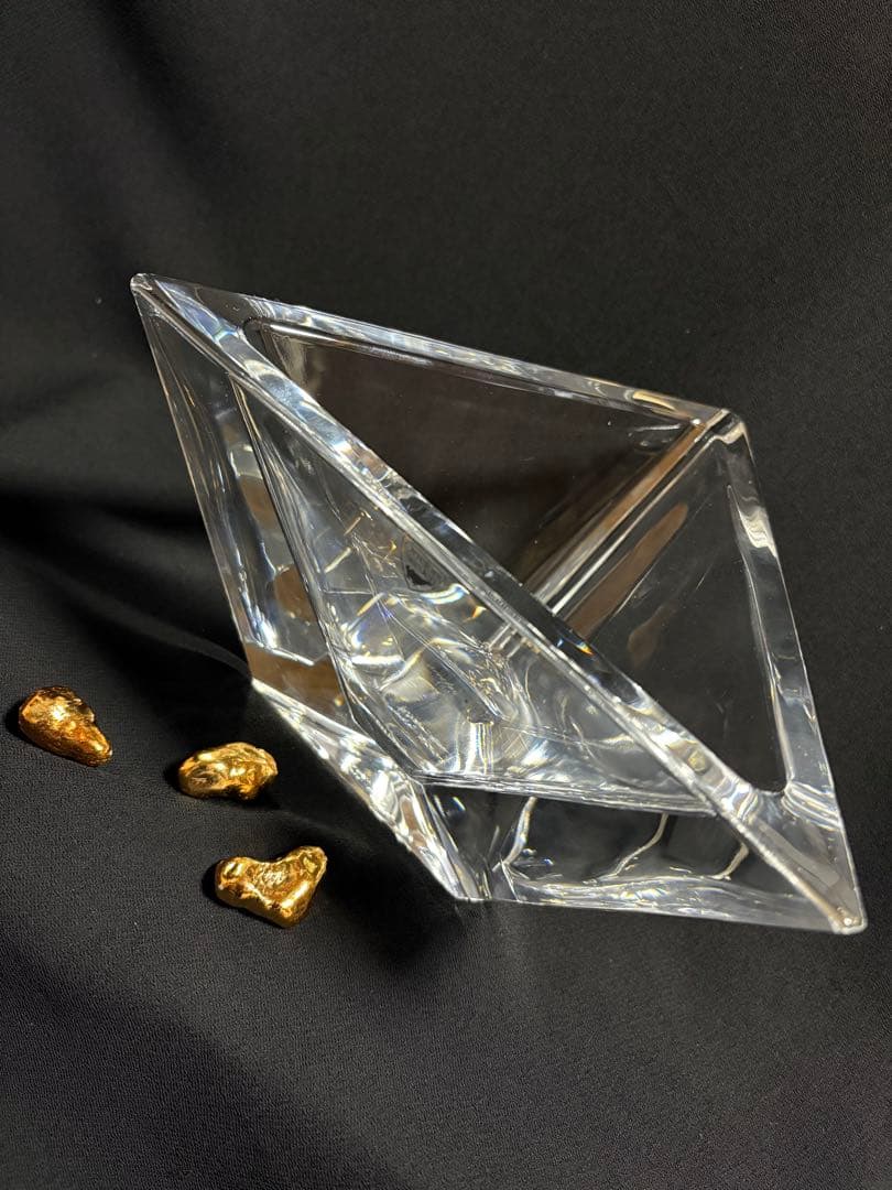 【希少】Orrefors オレフォス SKF 100周年記念 クリスタルオブジェ