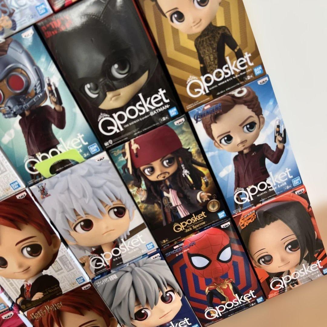 Qposket スパイダーマンほかフィギュア 18体セット