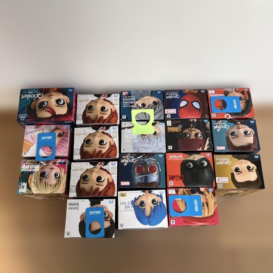 Qposket スパイダーマンほかフィギュア 18体セット