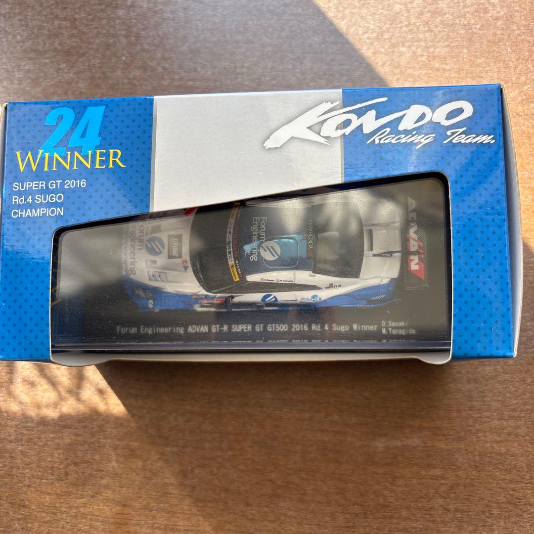 ミニカー #24 KONDO superGT 2016Rd.4 SUGOchampion