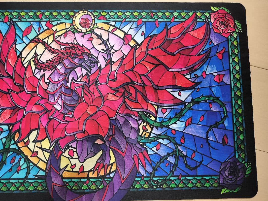 中*村様 新品未使用 在庫ラスト ブラックローズドラゴン プレイマット