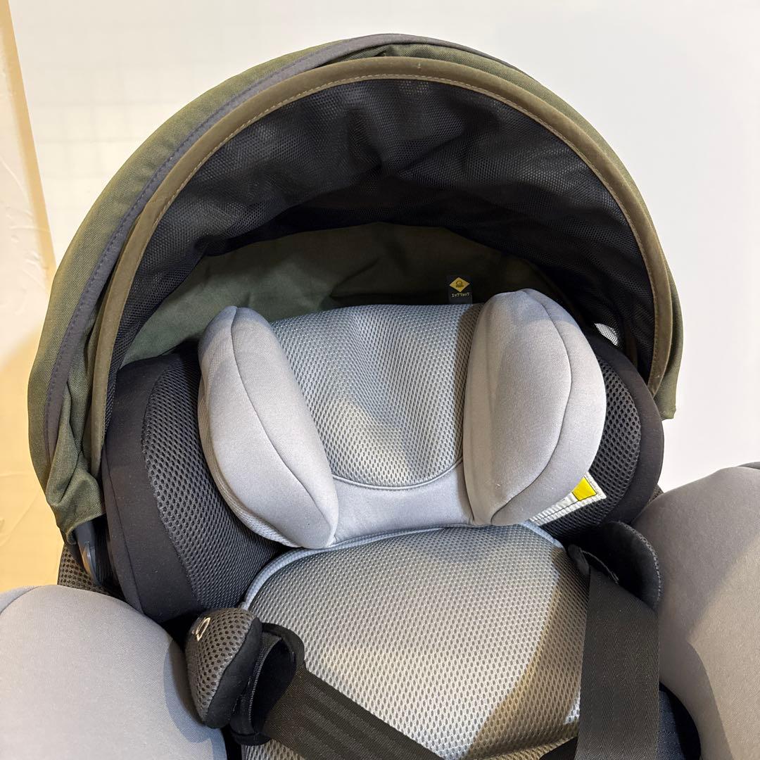 【Combi】チャイルドシート コンビ 新生児 theS カーキ エッグショック