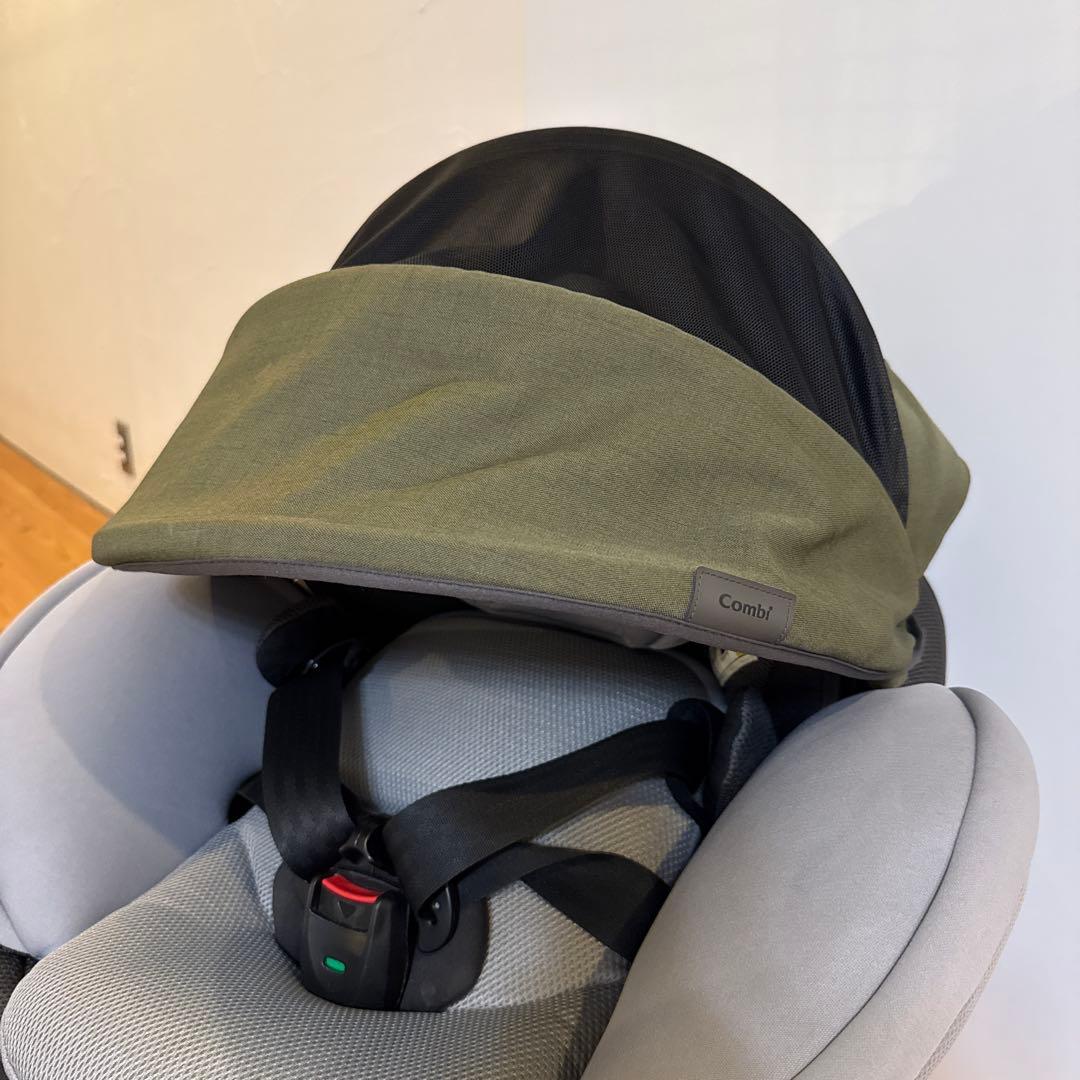 【Combi】チャイルドシート コンビ 新生児 theS カーキ エッグショック