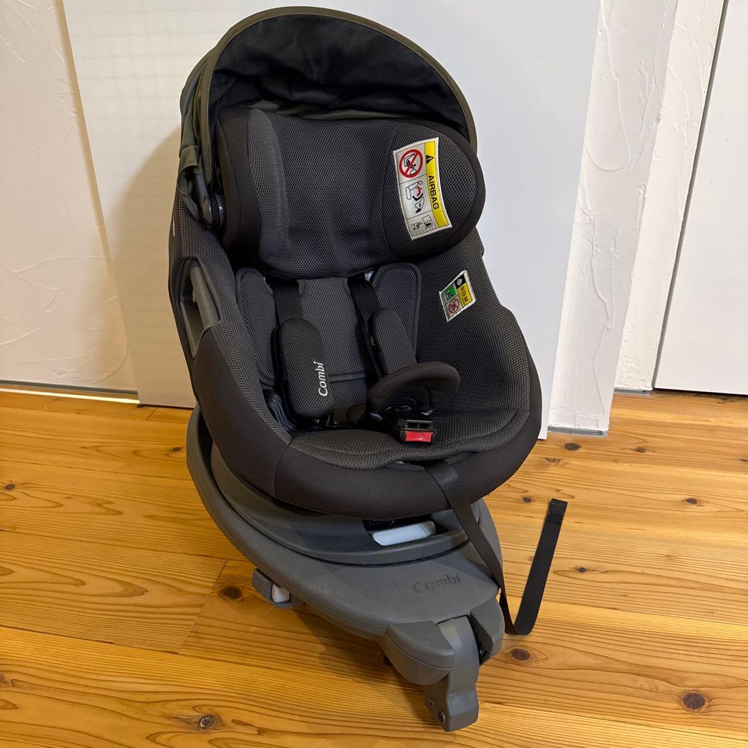 【Combi】チャイルドシート コンビ 新生児 theS カーキ エッグショック