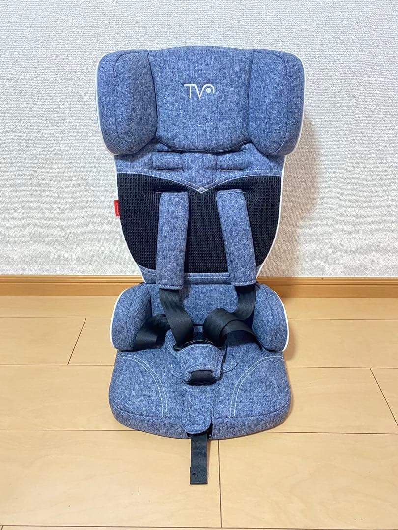 美品　日本育児 トラベルベスト ECプラス デニム チャイルドシート　EC