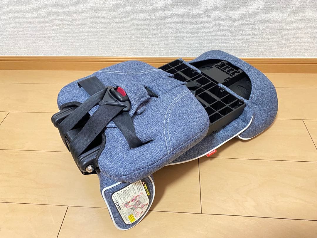 美品　日本育児 トラベルベスト ECプラス デニム チャイルドシート　EC