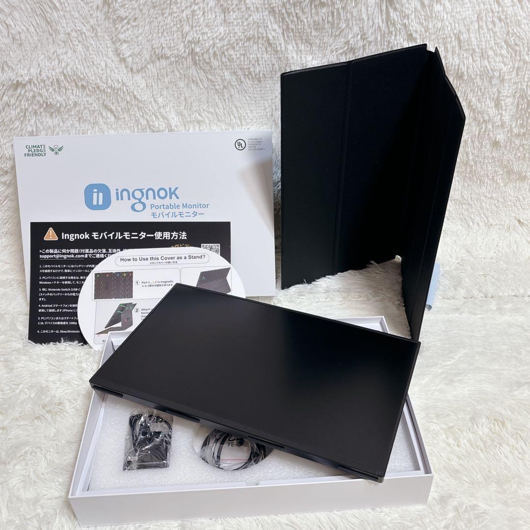 Ingok 18.5インチモバイルモニターFHDポータブルモニター新品未使用
