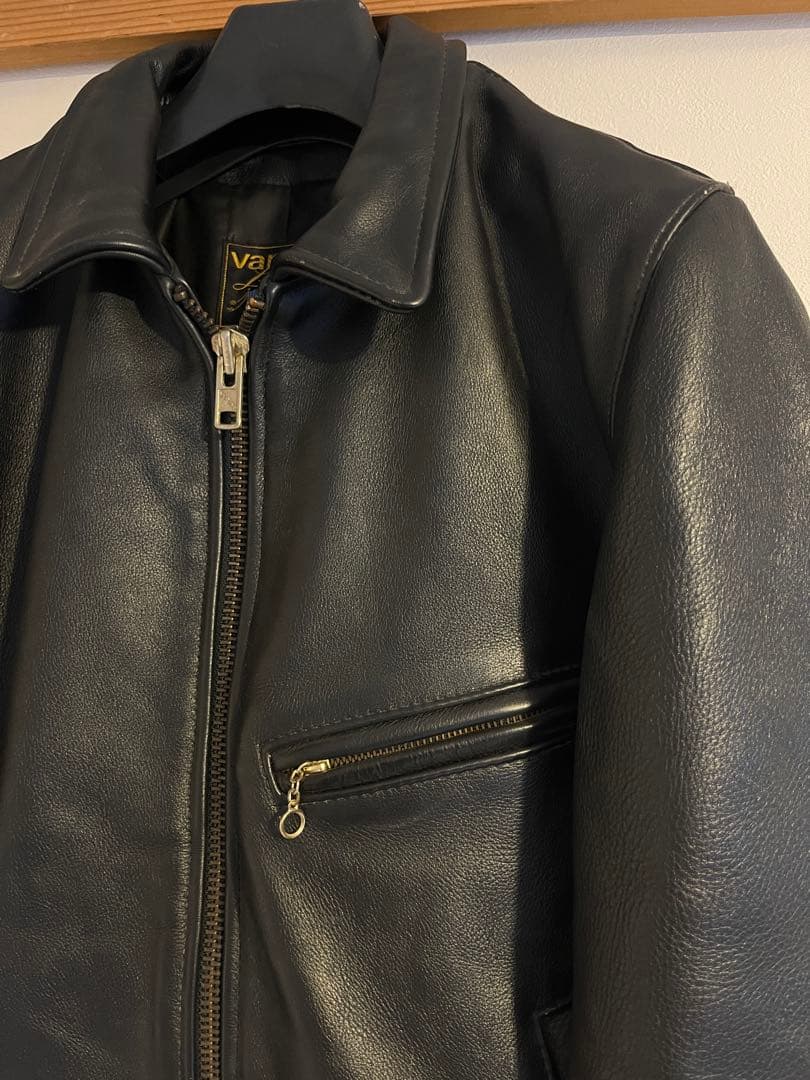 Vanson Leathers 黒　シングルライダースジャケット　サイズ38