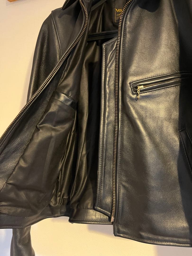 Vanson Leathers 黒　シングルライダースジャケット　サイズ38