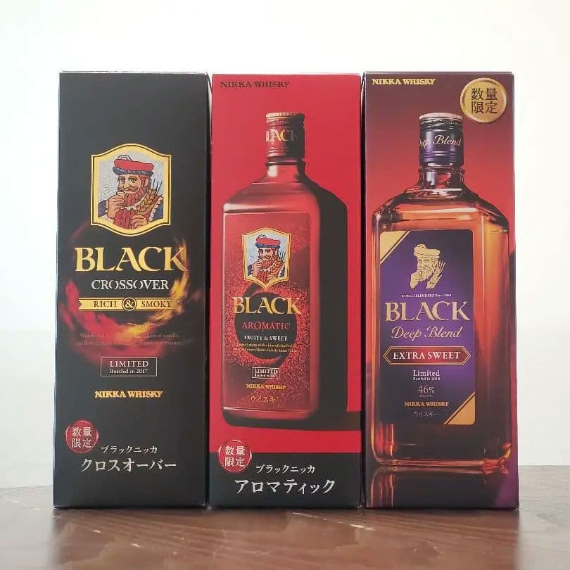 NIKKA ブラックニッカ ウイスキー3本セット