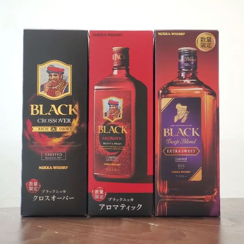 NIKKA ブラックニッカ ウイスキー3本セット