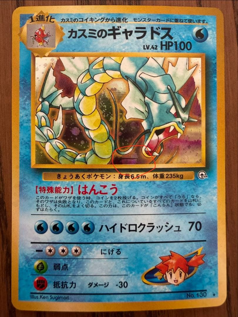 【旧裏】カスミのギャラドス ジム拡張第1弾 リーダーズスタジアム モンボホロ有