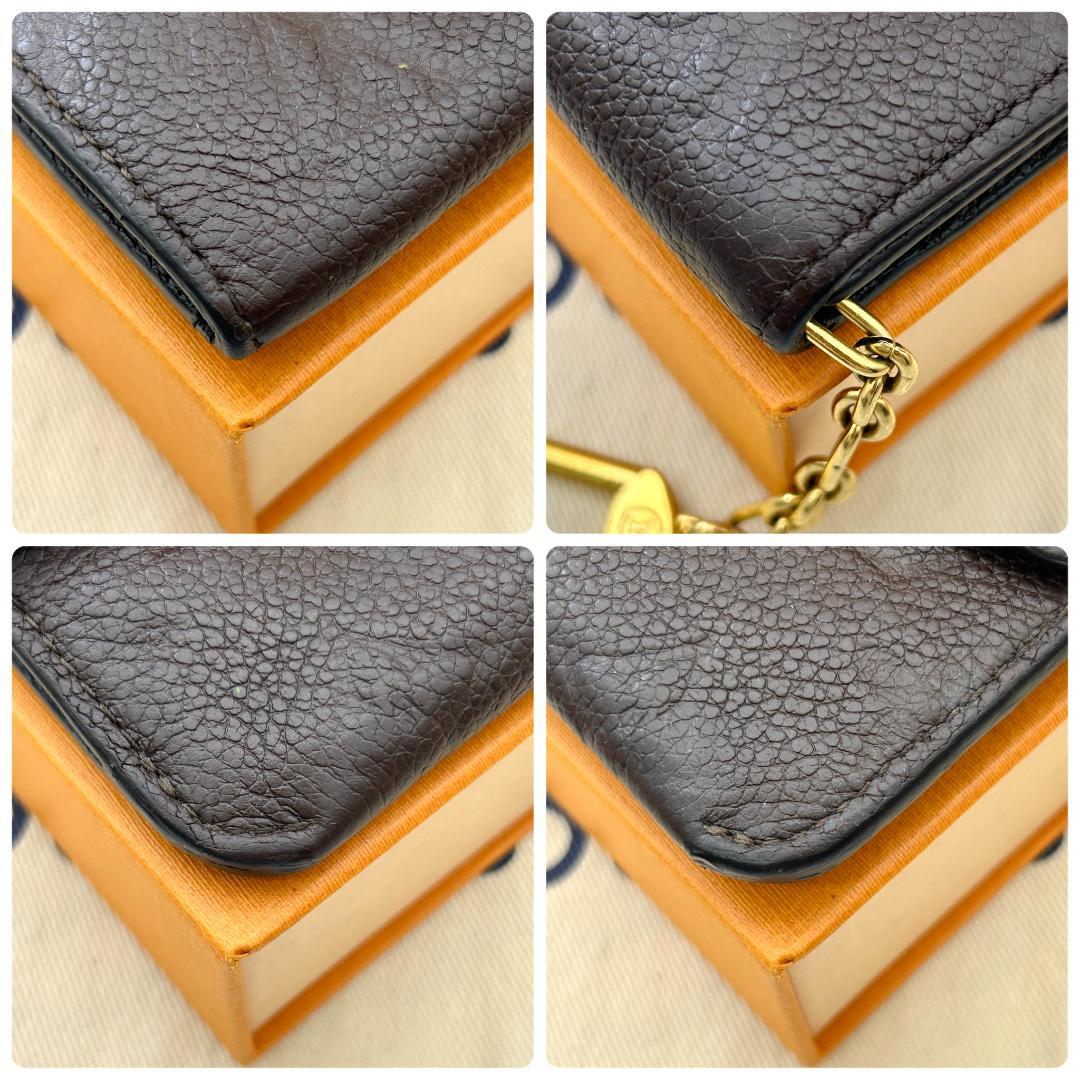 ★極美品★　ルイヴィトン　アンプラント　ポシェットクレ　ブラウン