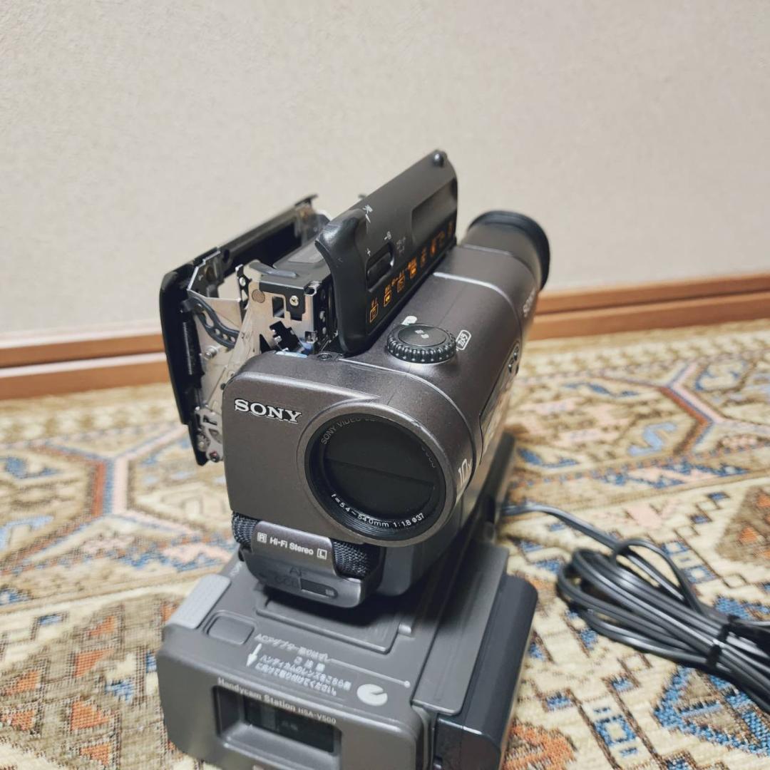 【動作確認済】SONY 高画質 Hi8 8ミリ ビデオカメラ CCD-TR3