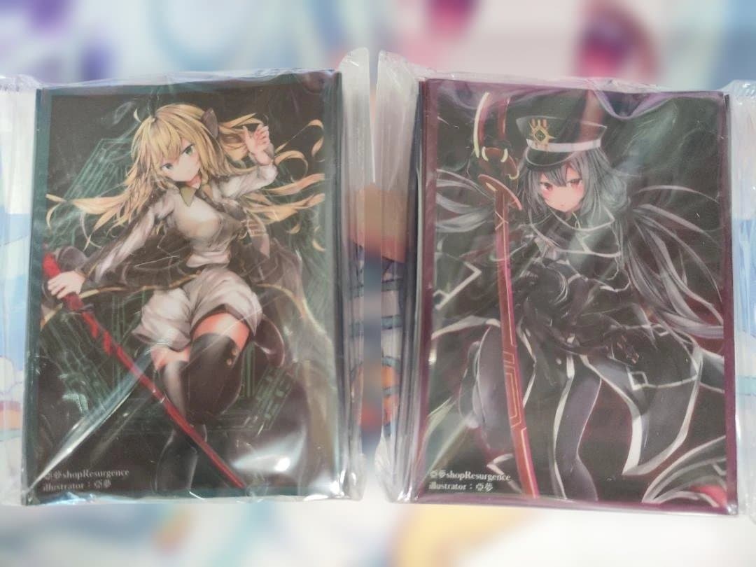 【未開封】同人プレイマット+スリーブ　閃刀姫レイ・閃刀姫ロゼ