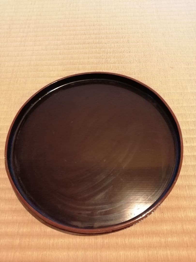 【茶事道具】秋田塗枌目飯器湯次　懐石道具