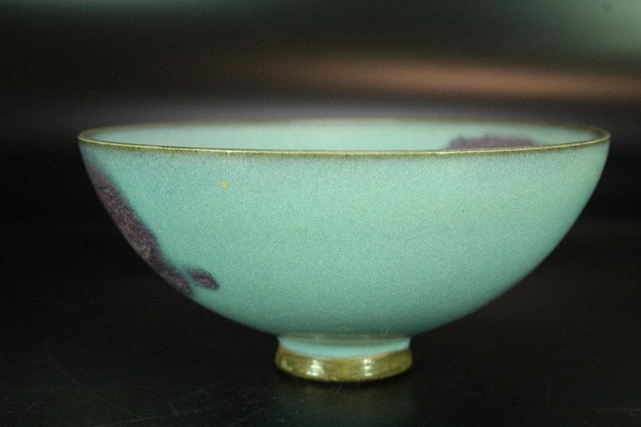 中国美術 鈞窯 碗 φ12.5cm(K-YC361)