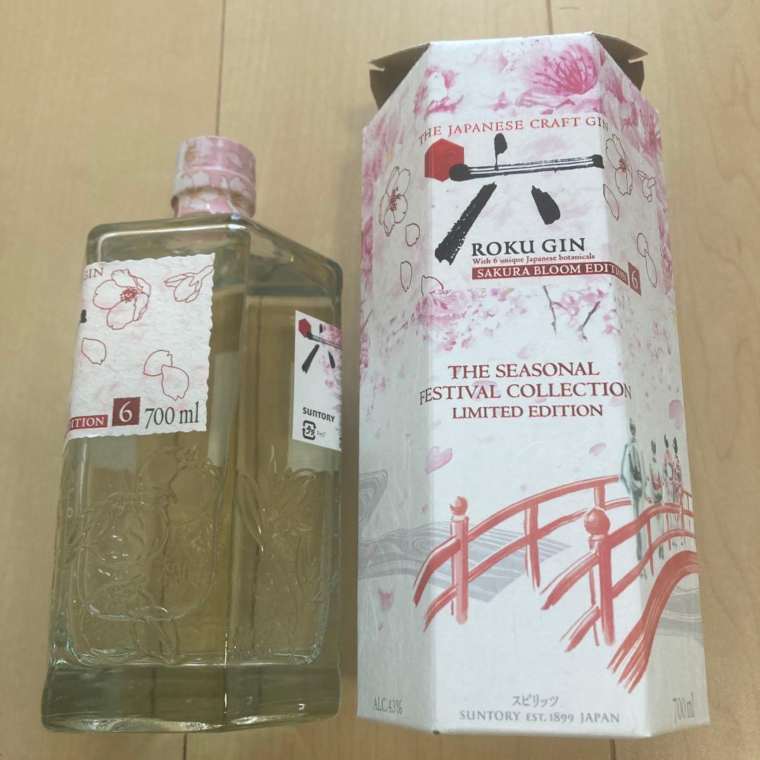 日本免税限定六ジンROKU SAKURA BLOOM EDITION 700ml