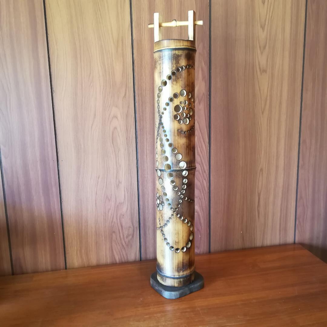 癒し灯火　竹灯籠　No23062