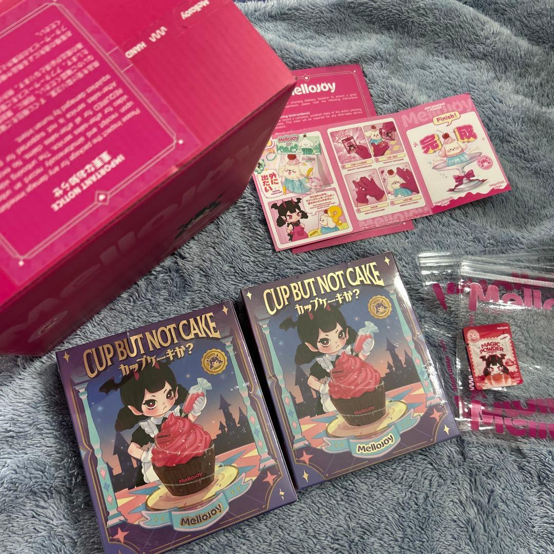 ユ*ま様 カップケーキか？　シュリンク付き　Mellojoy スクイーズ 2個