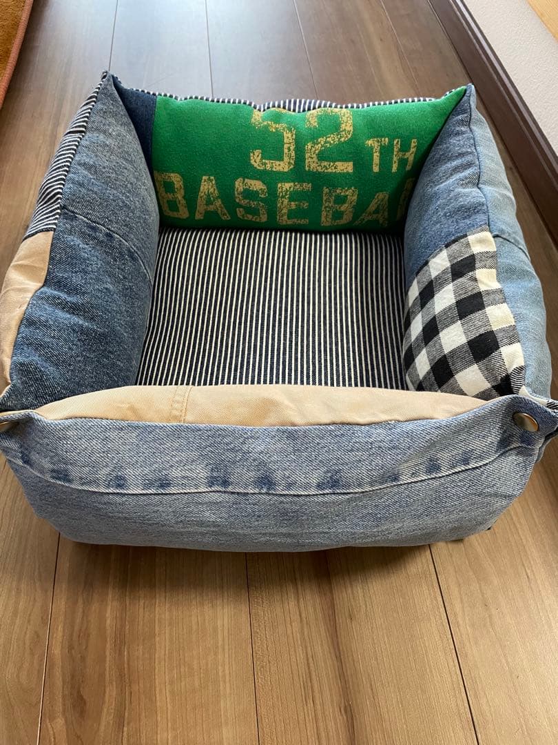 犬用デニムベッド