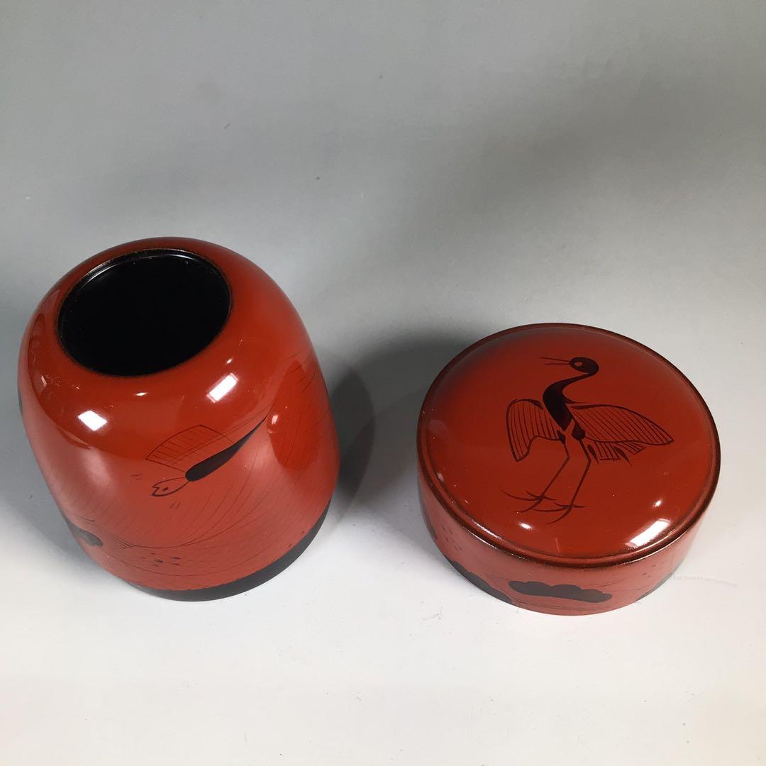 Ｎ６３９　棗　『塗師　岡本陽斎作』『玄々斎好』『曙棗』　共箱　茶道具