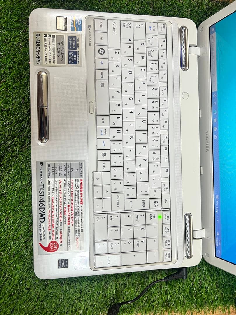 その他ノートPC本体 TOSHIBA dynabook T451/46DWD core i5