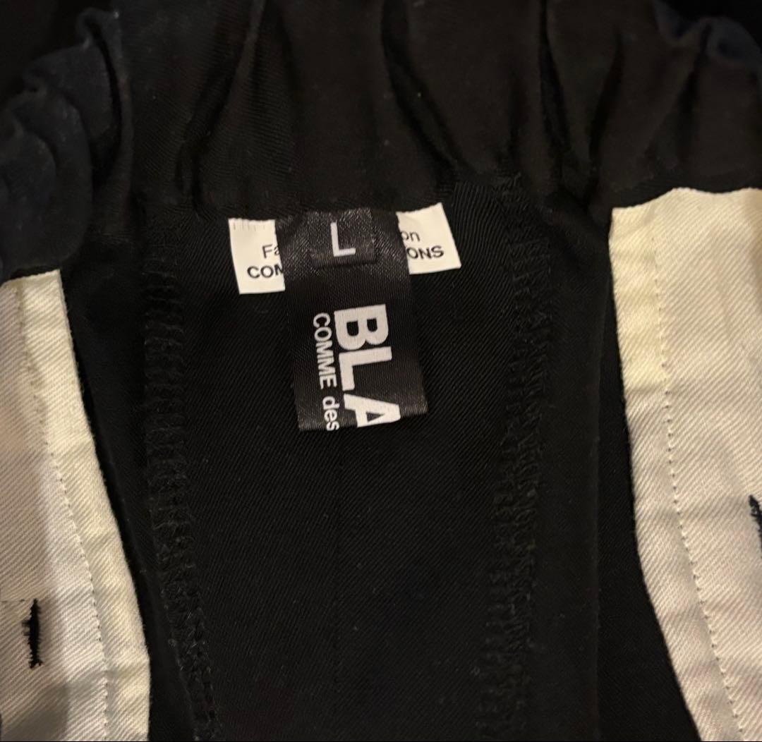 BLACK コムデギャルソン ワイドパンツ