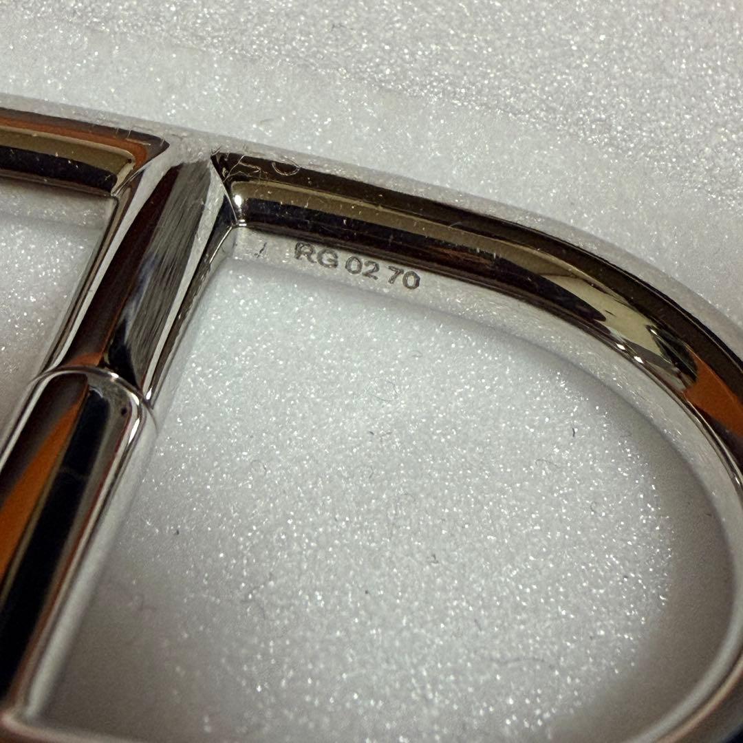 【しゃずな】HERMES シェーヌダンクル キーリング カラビナ