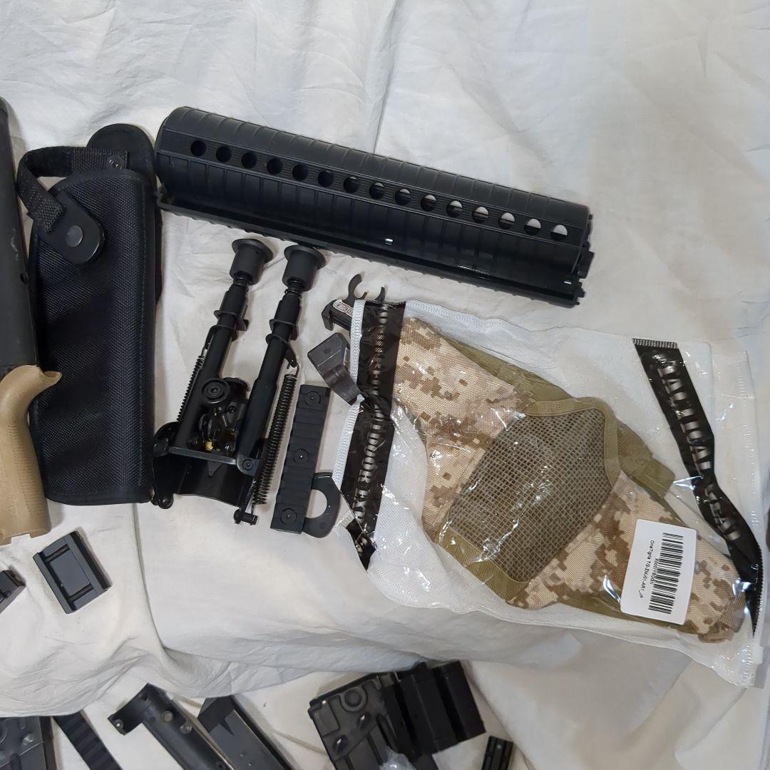 1000円オークション　ジャンクエアガンパーツまとめてセット　ミリタリー