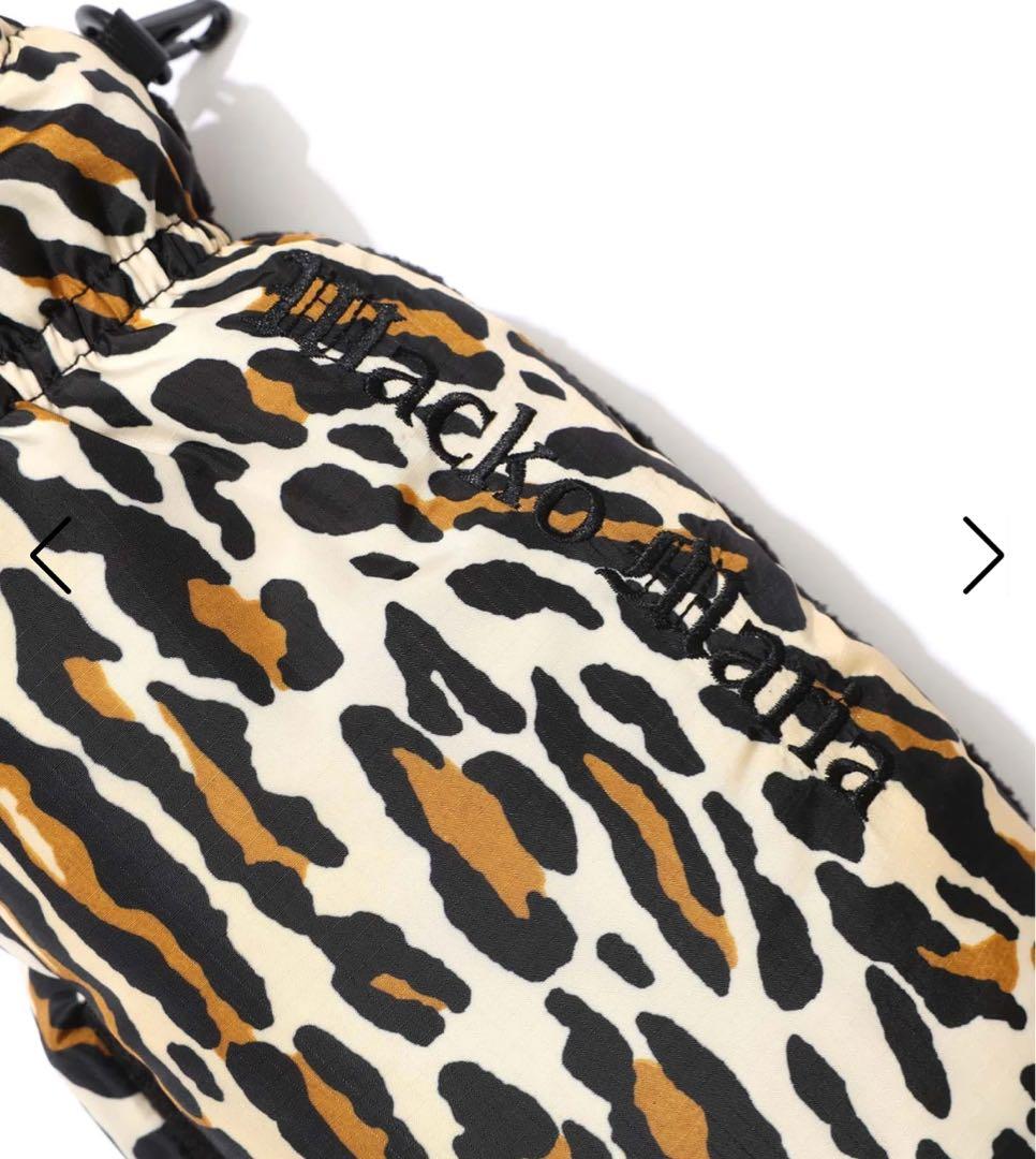 wackomaria nanga レオパード柄 ダウン グローブ