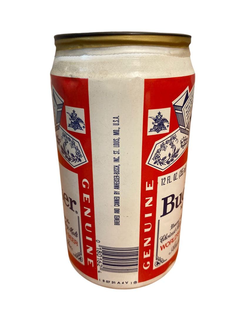【未開封】バドワイザー 355ml 缶 昭和レトロ アンティーク ビンテージ