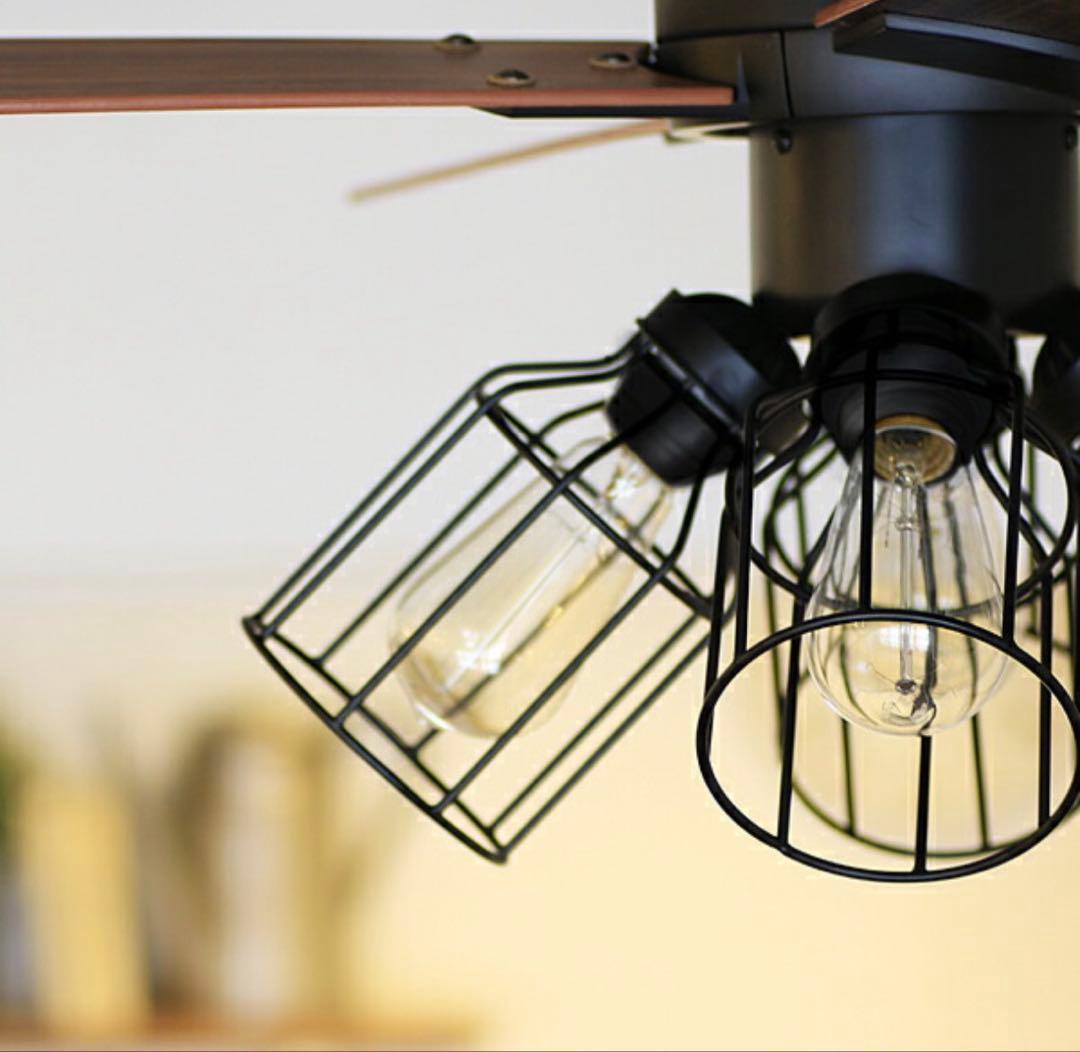 レトロシーリングファン　リモコン付き