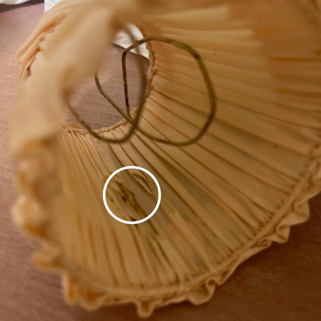 フランスアンティークヴィンテージ♡布ランプシェード2点セット