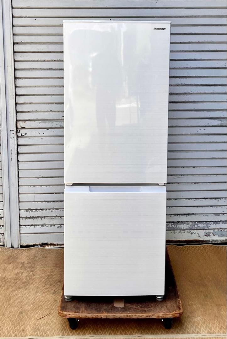 ② 【送料無料】SHARP冷蔵庫 179L 2ドア SJ-D18H-W 2022