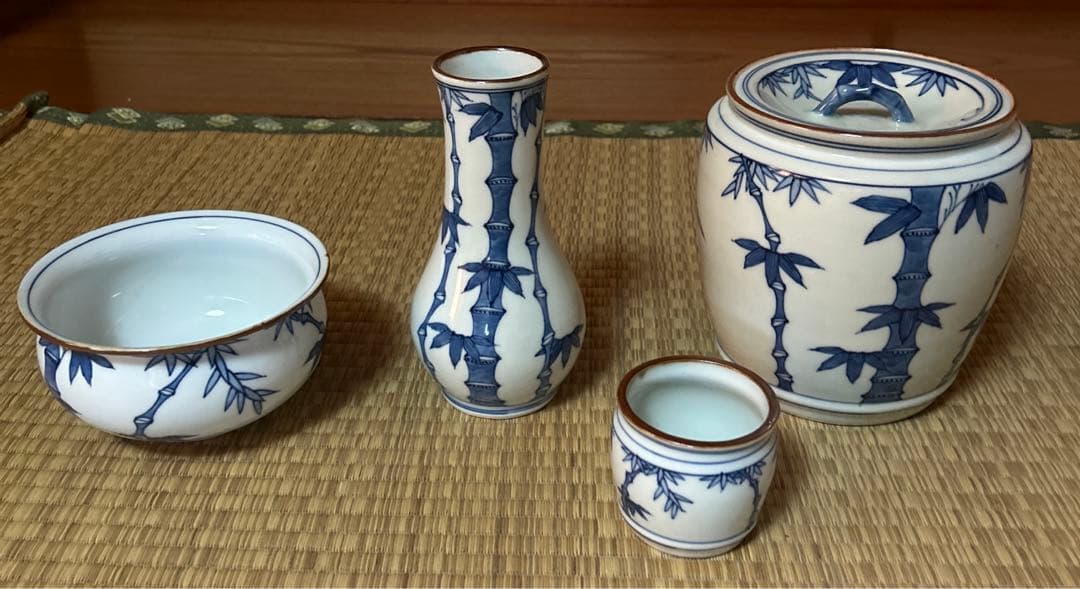 茶道　皆具　平安　静山