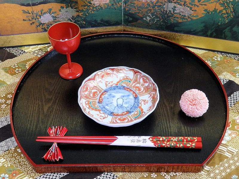 古伊万里 金襴手　鳳凰に龍の図　4寸皿　４枚　D43AS-fbuy5