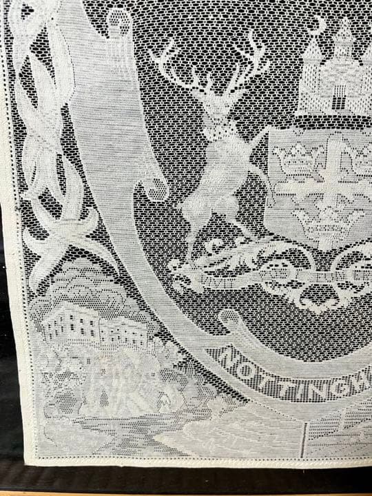 ⚠️1/4値下げ⚠️ノッティンガムレース アンティーク 額縁