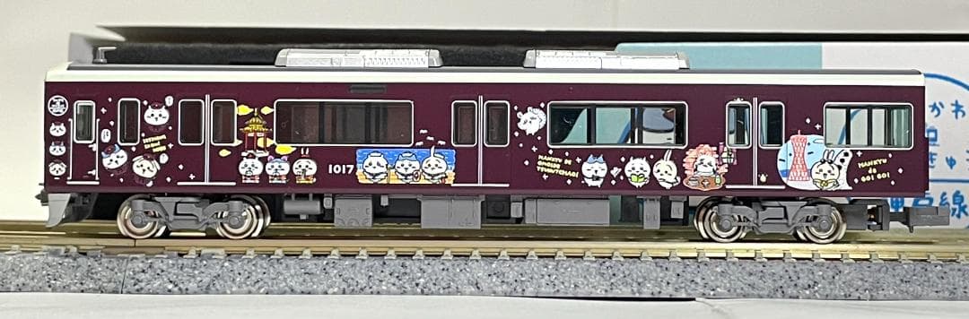 【すぐ飾れる！】ちいかわ×阪急電車 先頭車モデル ★神戸線 ハチワレ号